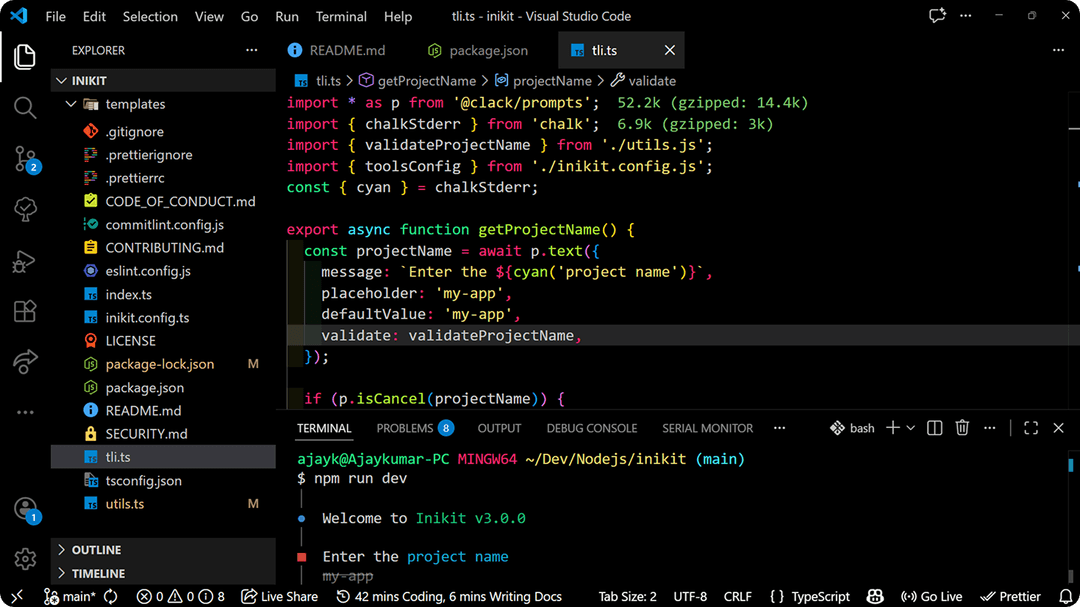 Monokai True Dark screenshot